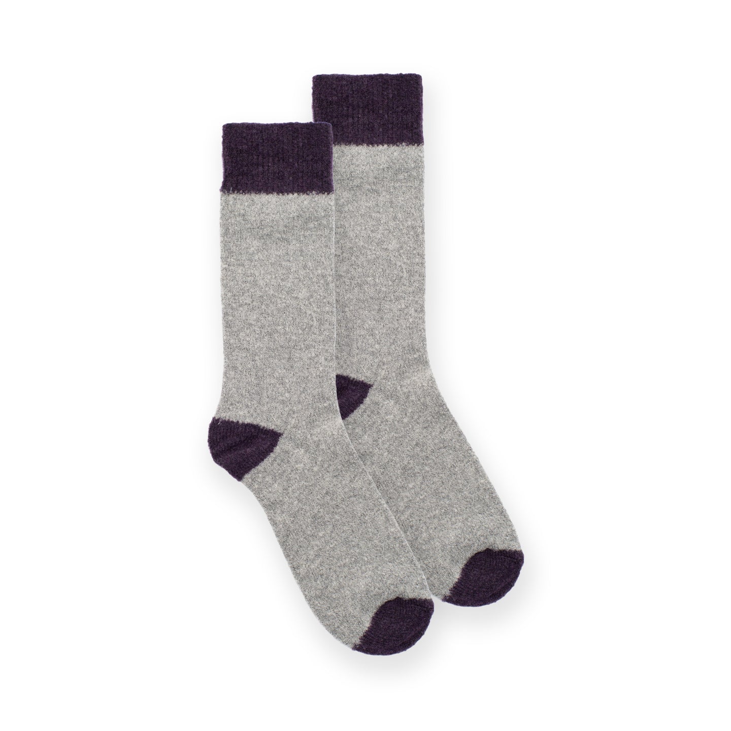 Socks grey - plum